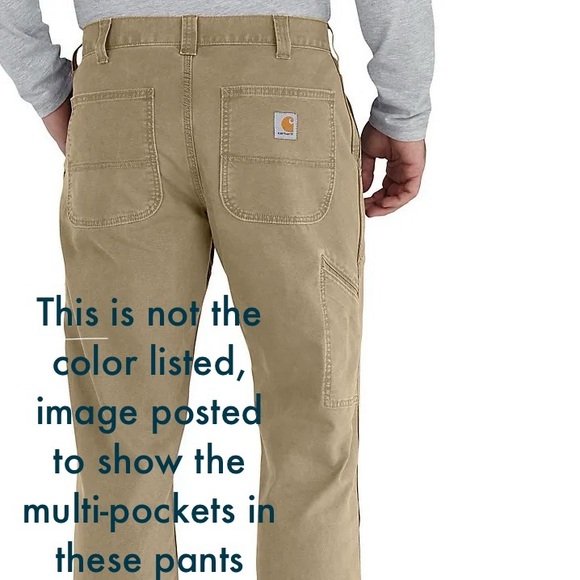 Carhartt Relaxed Fit Straight Leg Utility Pants in Tan - Picture 8 of 8
